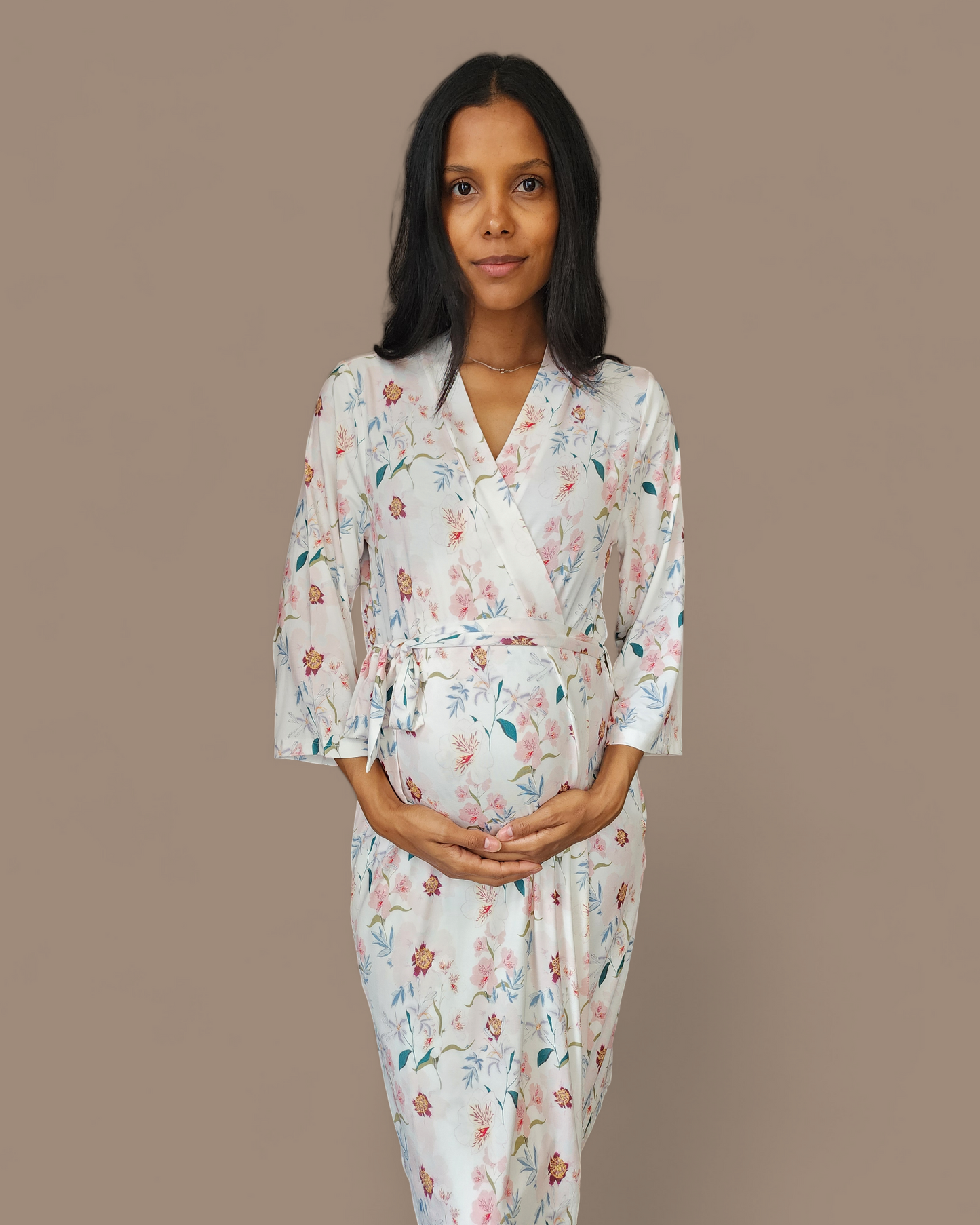Lilly Maternity Robe Bamboo