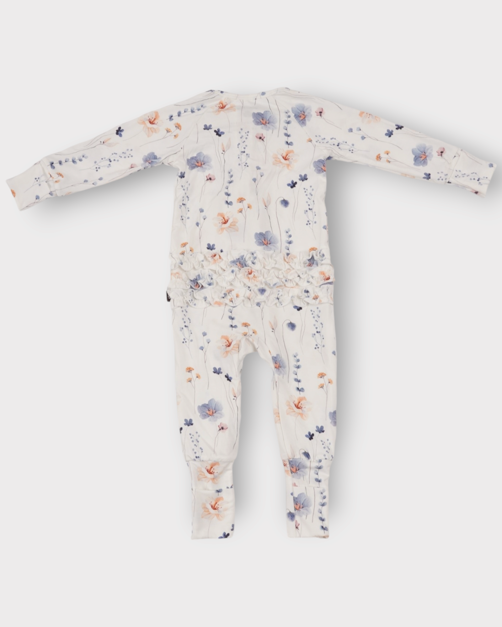 Zipped Baby Bamboo Sleeper Back
