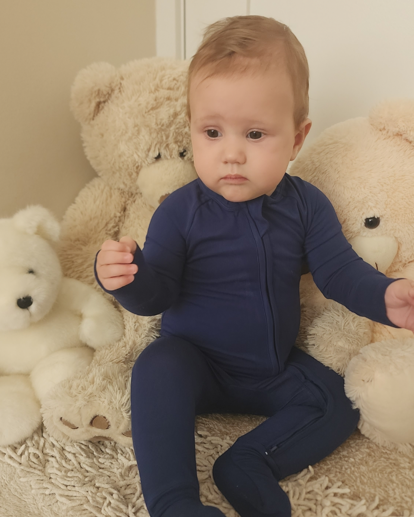 bamboo footie pajamas by ma-ma-goods