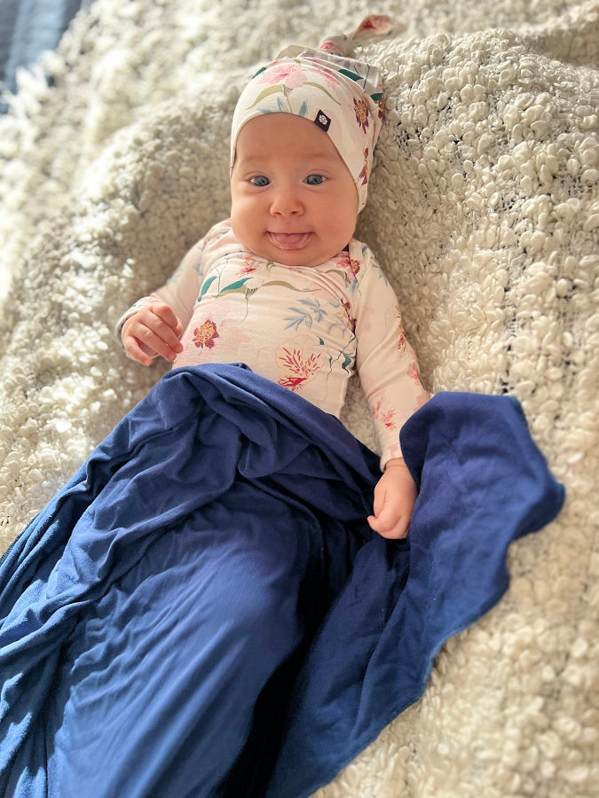 Baby Wearing MA-MA NYC Bamboo Footie and Hat