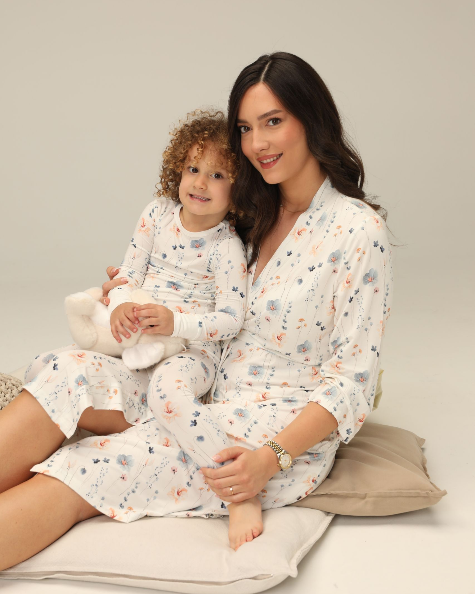 Bluebell Bamboo Maternity Robe