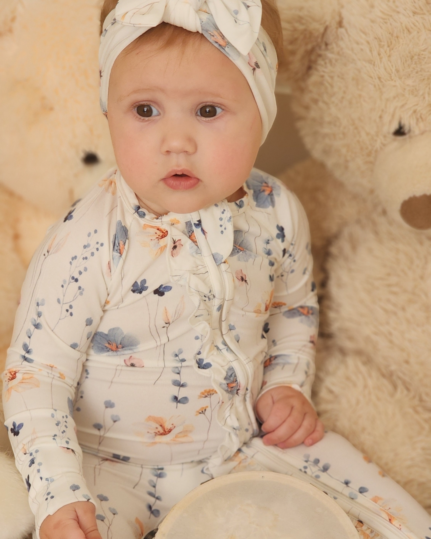 Bluebell Zipped Footie Girls MA-MA NY
