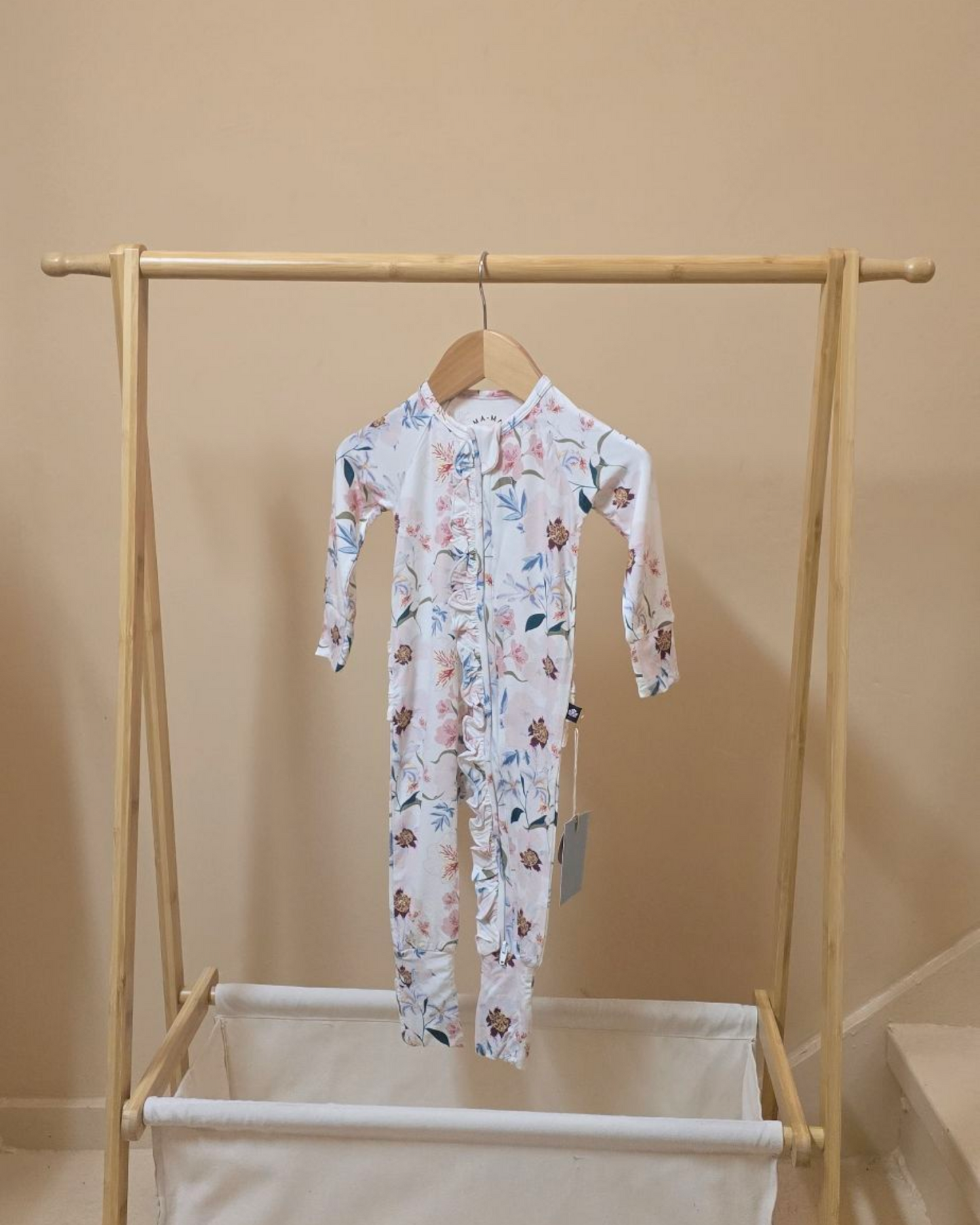 Lilly Zipped Bamboo Footie
