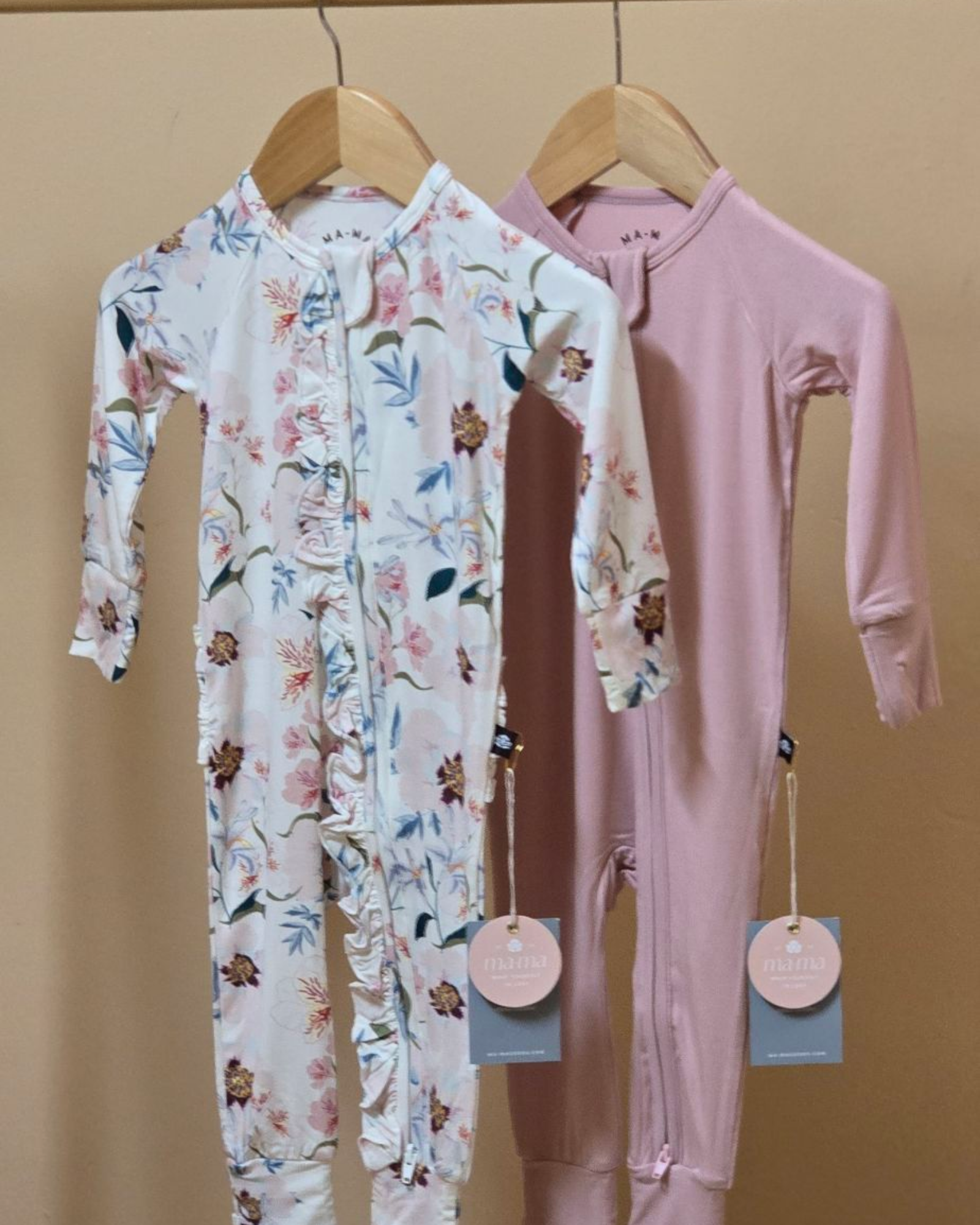 Lilly Bamboo Baby Footie Girls