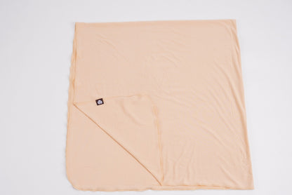 Cotton Flower Knotted Bamboo Onesie - Neutral