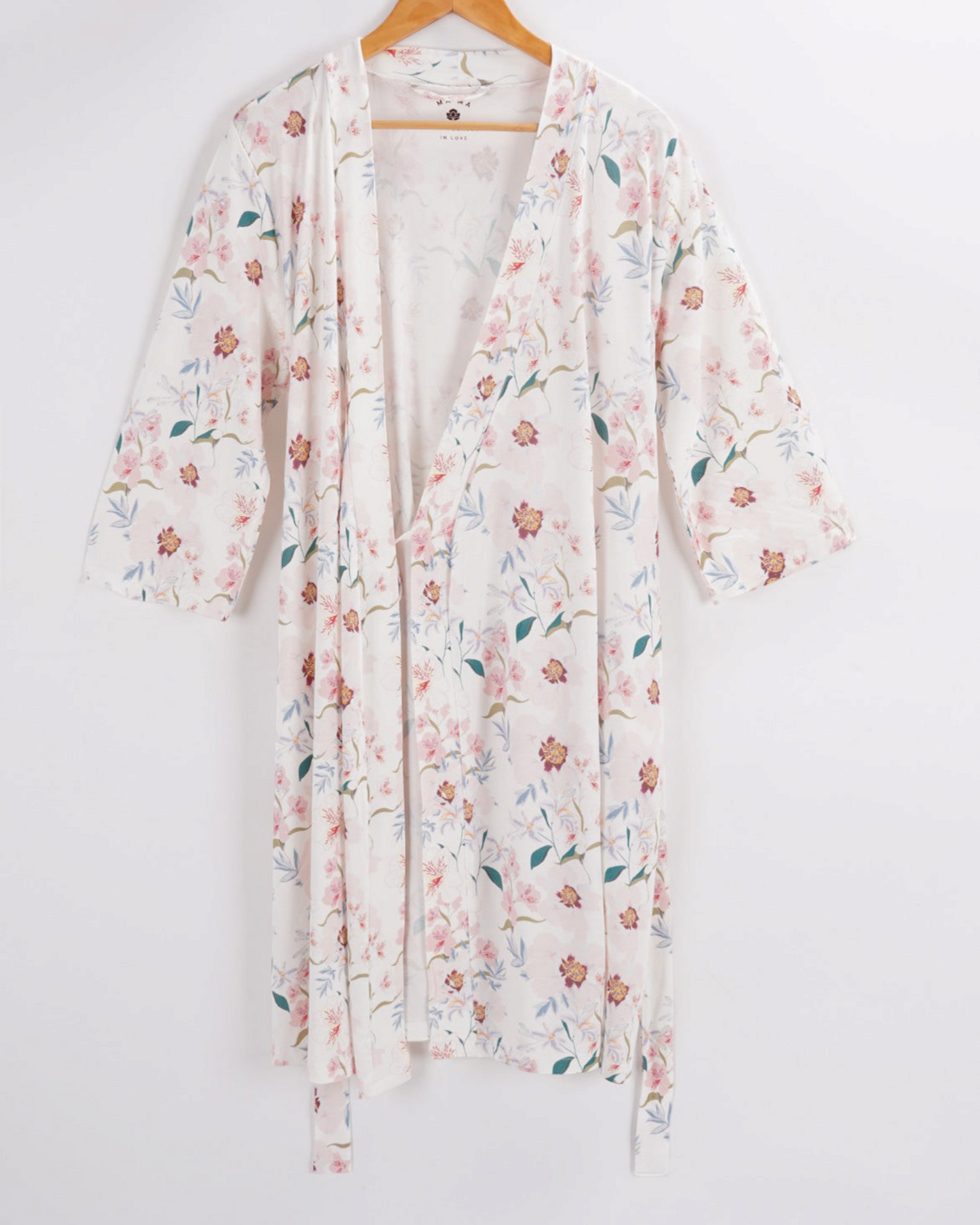 Lilly Maternity Robe Bamboo Front