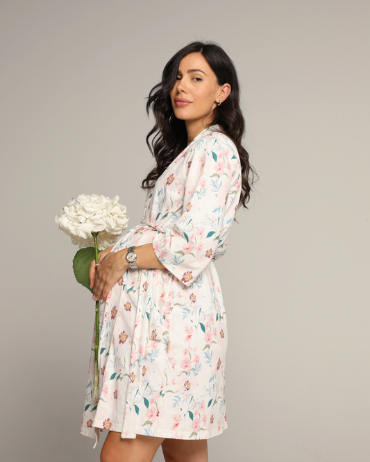 Lilly Bamboo Maternity Robe