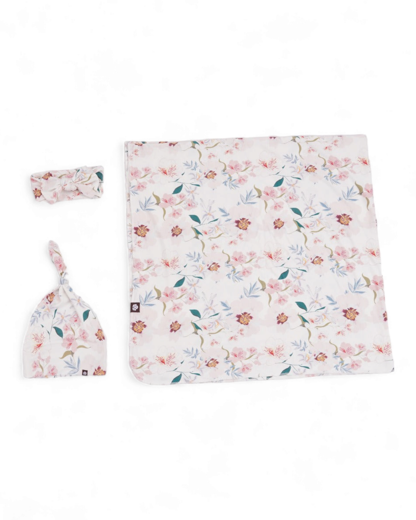 Lilly Baby Hat Bow & Swaddle Set MA-MA NYC