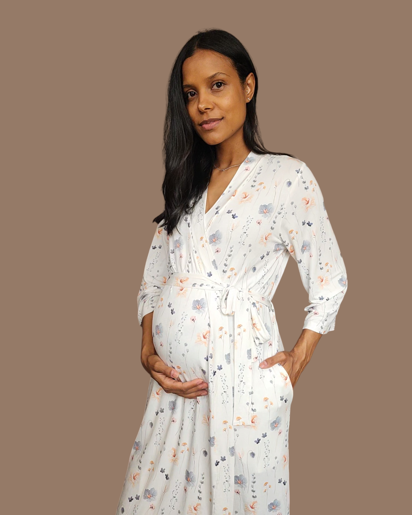 Bluebell Maternity Robe