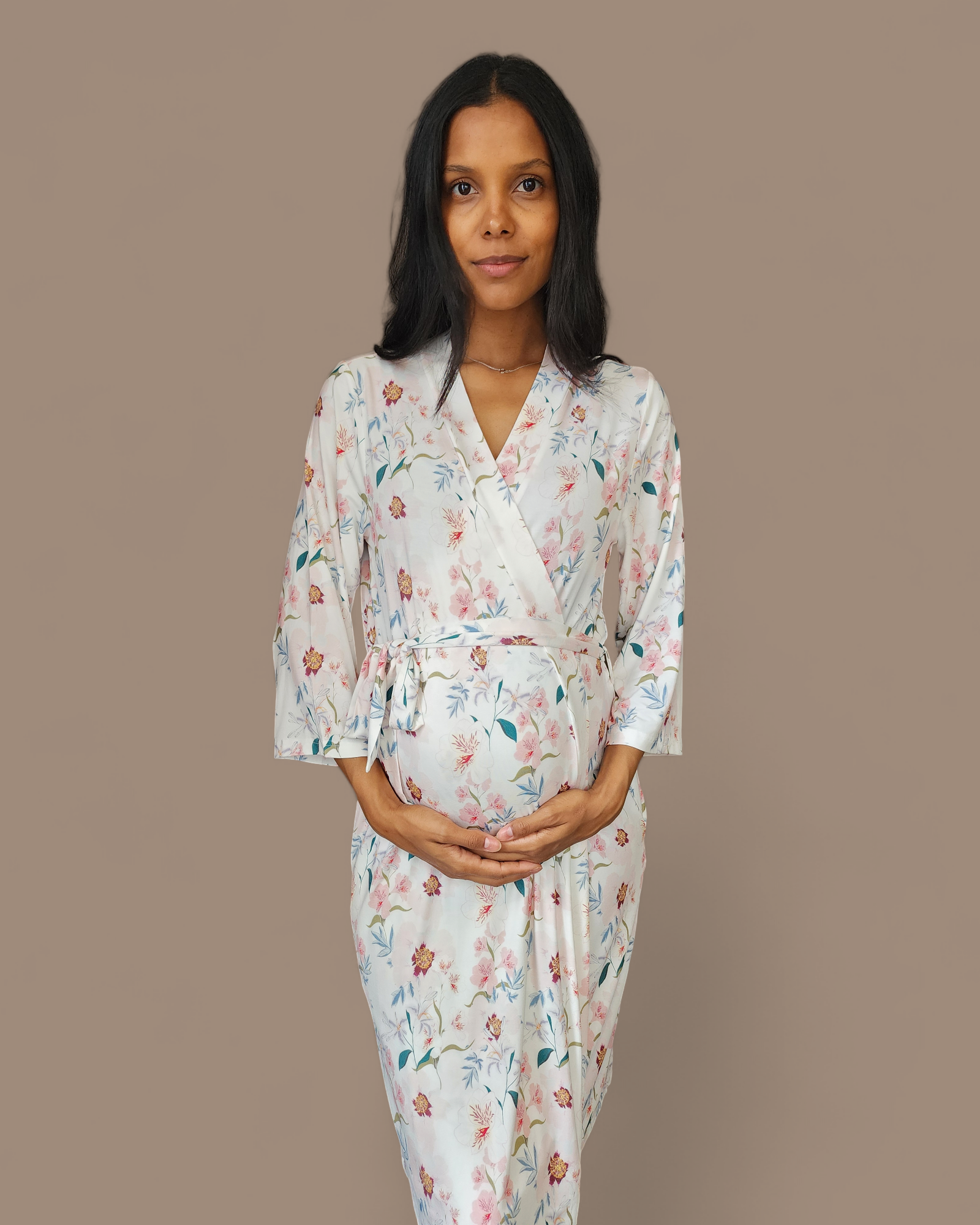 Lilly Maternity Robe Bamboo