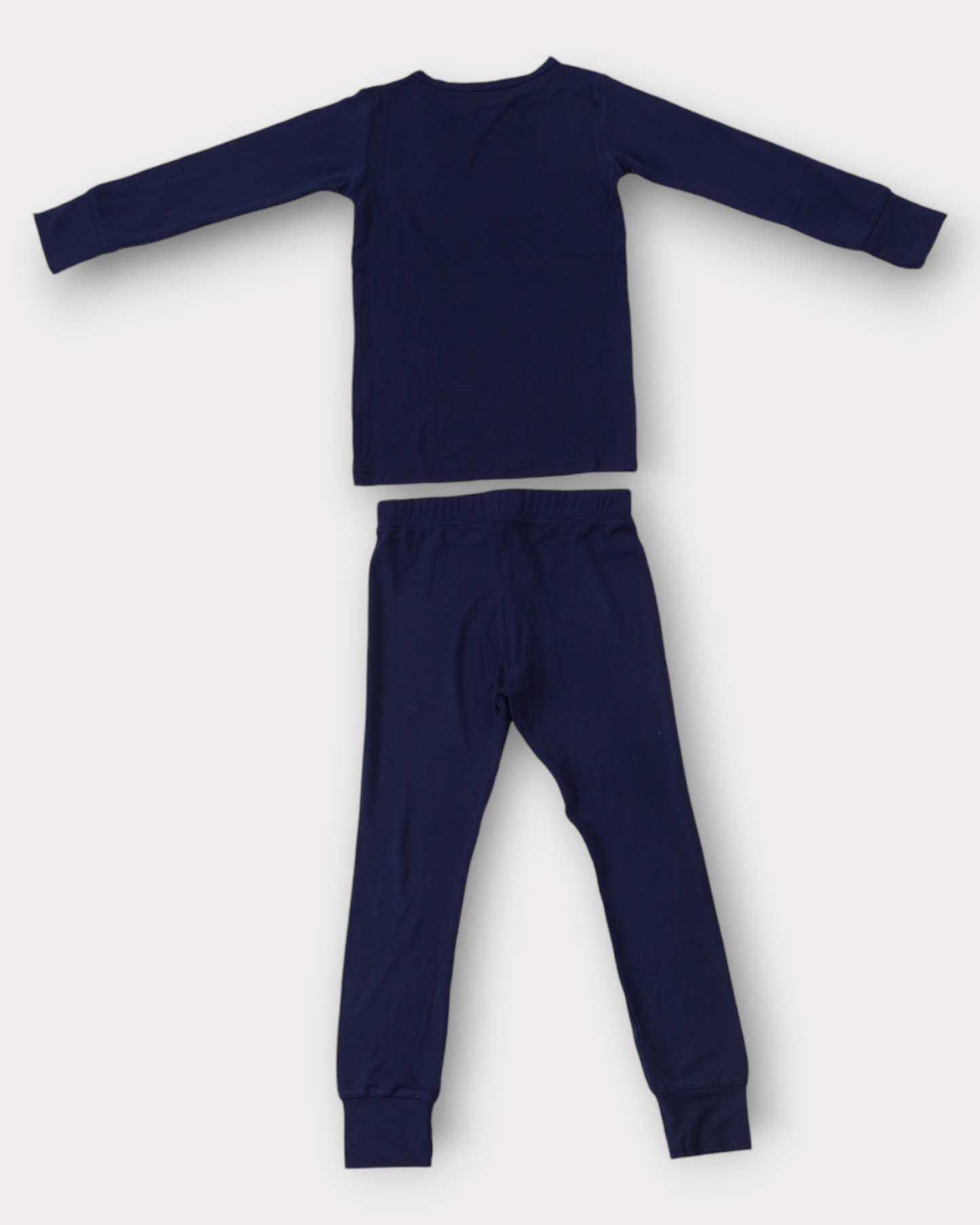 Blue Bamboo Toddler Sleepwear Back