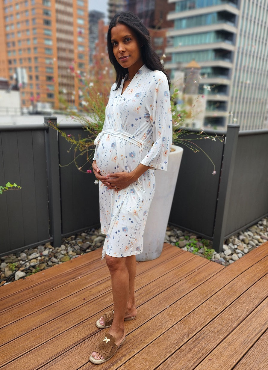 MA-MA NYC Bamboo Maternity Robe