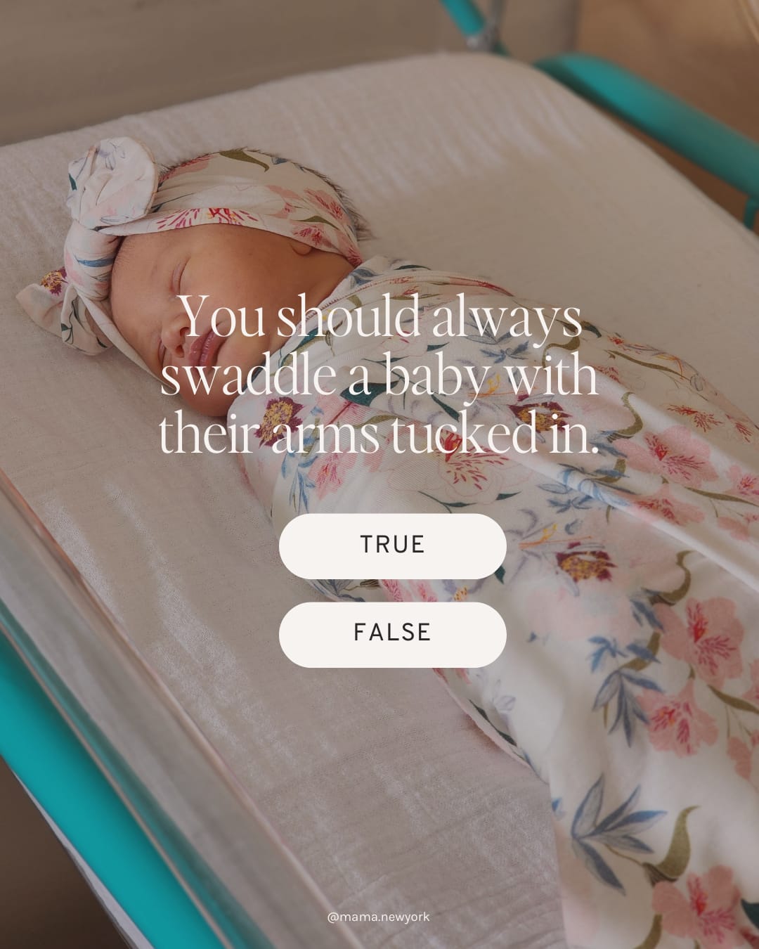 Should You Always Swaddle a Baby with Their Arms Tucked In