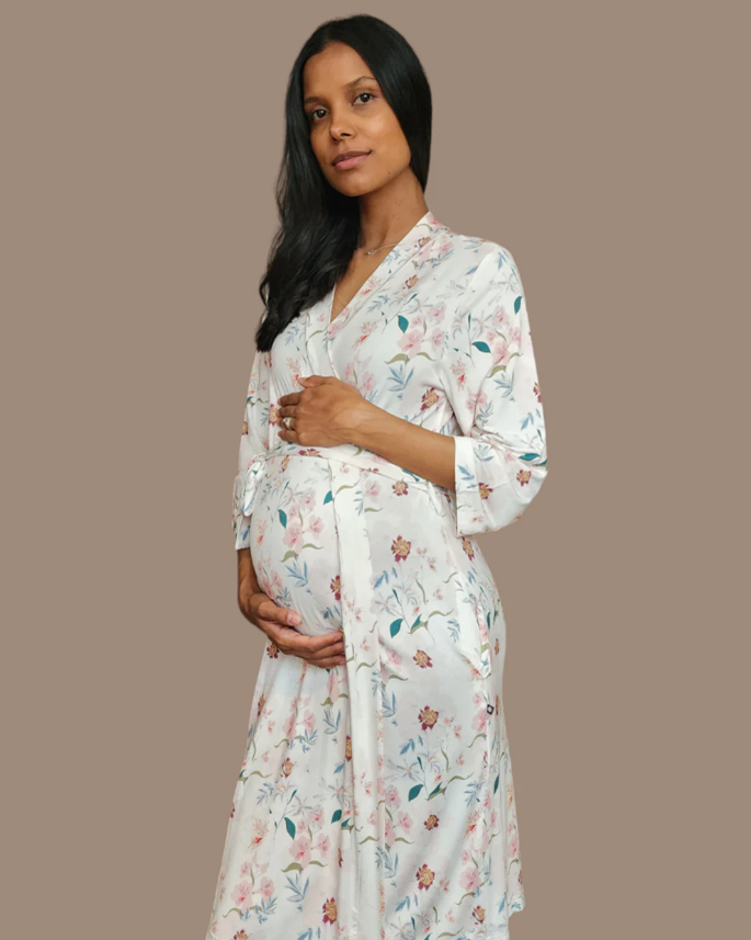 Lilly Bamboo Maternity Robe