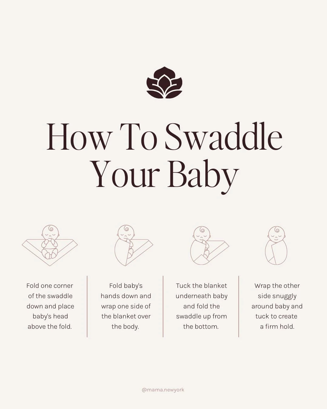 how to swaddle a baby with a blanket