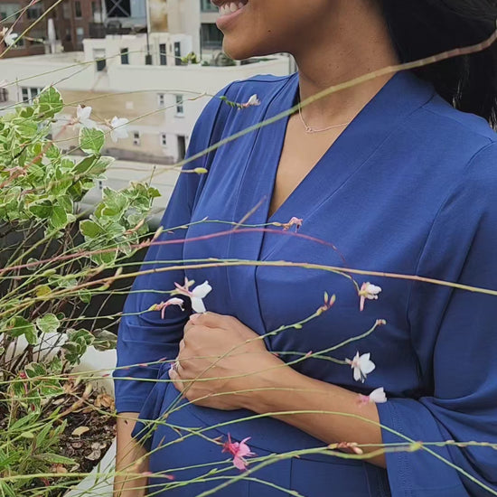 MA-MA NYC Maternity Robe Video