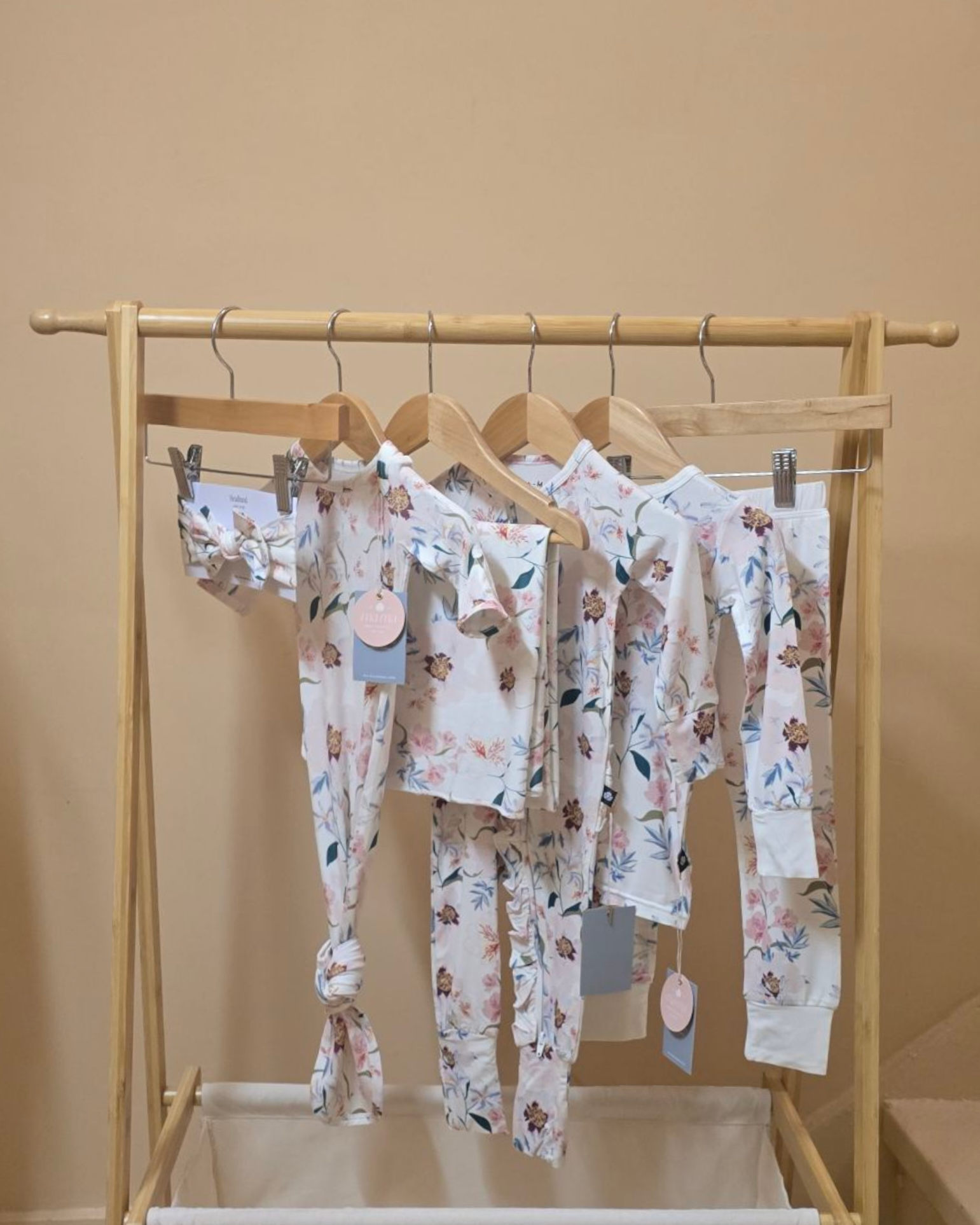 Lilly Zipped Bamboo Footie