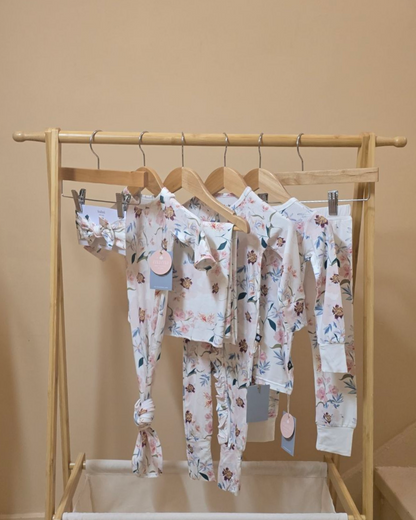 Lilly Zipped Bamboo Footie