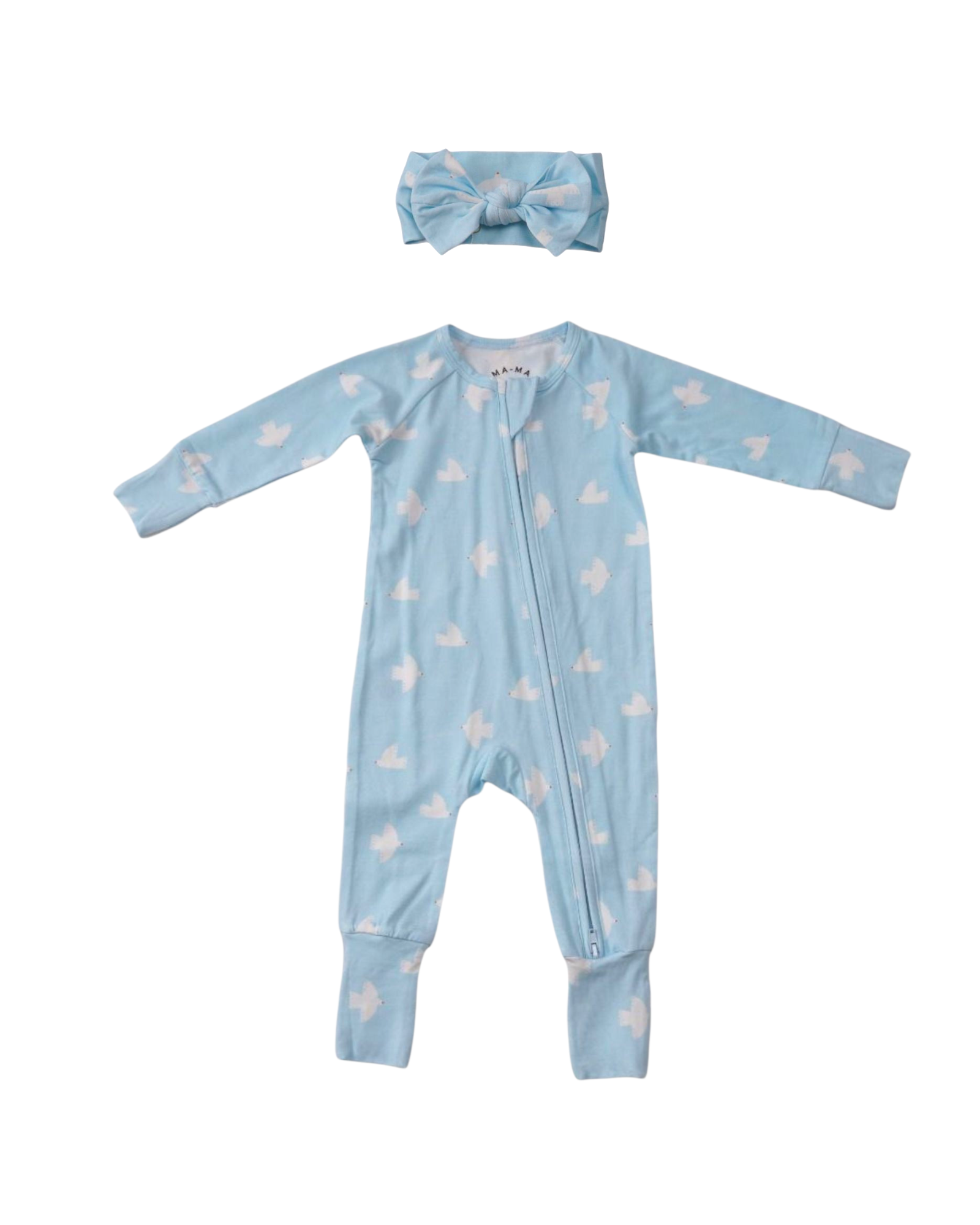 Little Bird Bamboo Footie & Bedtime Story