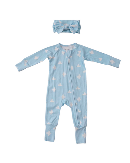 Little Bird Bamboo Footie & Bedtime Story