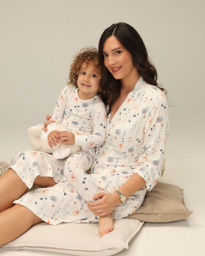 Bluebell Bamboo Maternity Robe