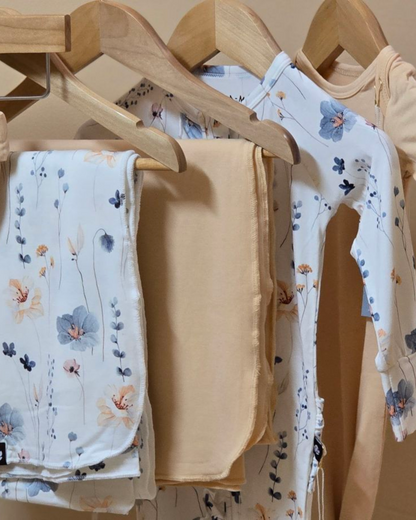 Bamboo Swaddle - Cotton Flower