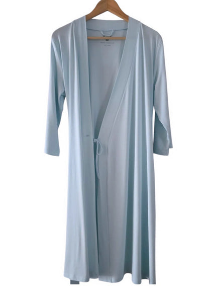 Sky Bamboo Maternity Robe