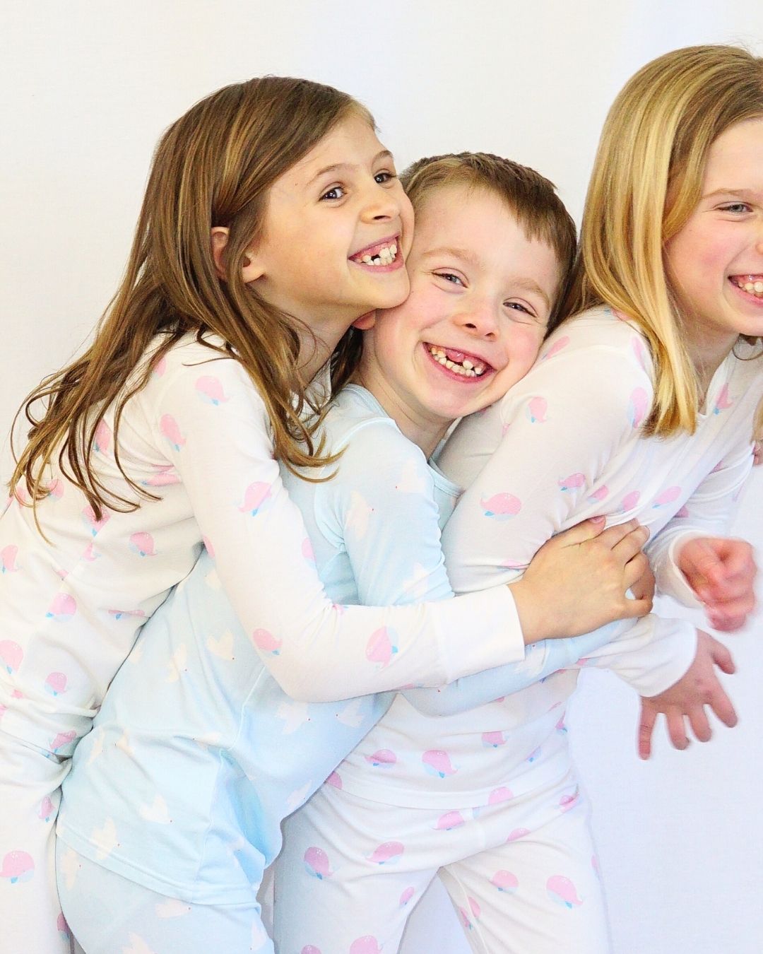 Sea Breeze Whale Long Sleeve Bamboo Pajamas & Free Bedtime Children's Story
