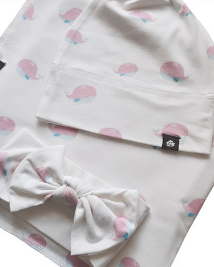 Sea Breeze Whale Swaddle