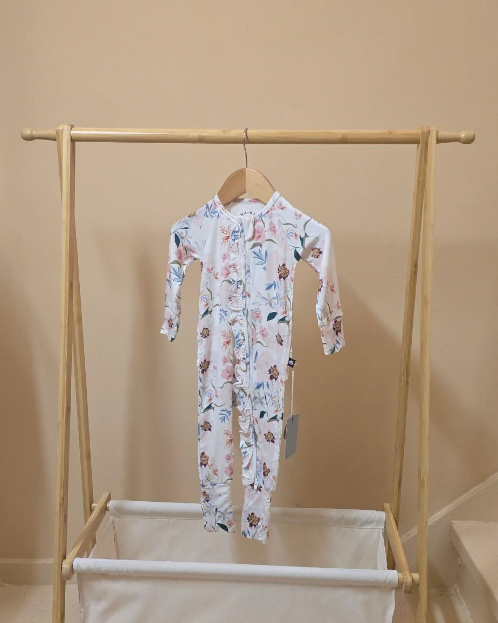 Lilly Zipped Bamboo Footie