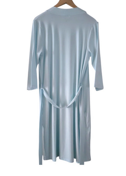 Sky Bamboo Maternity Robe