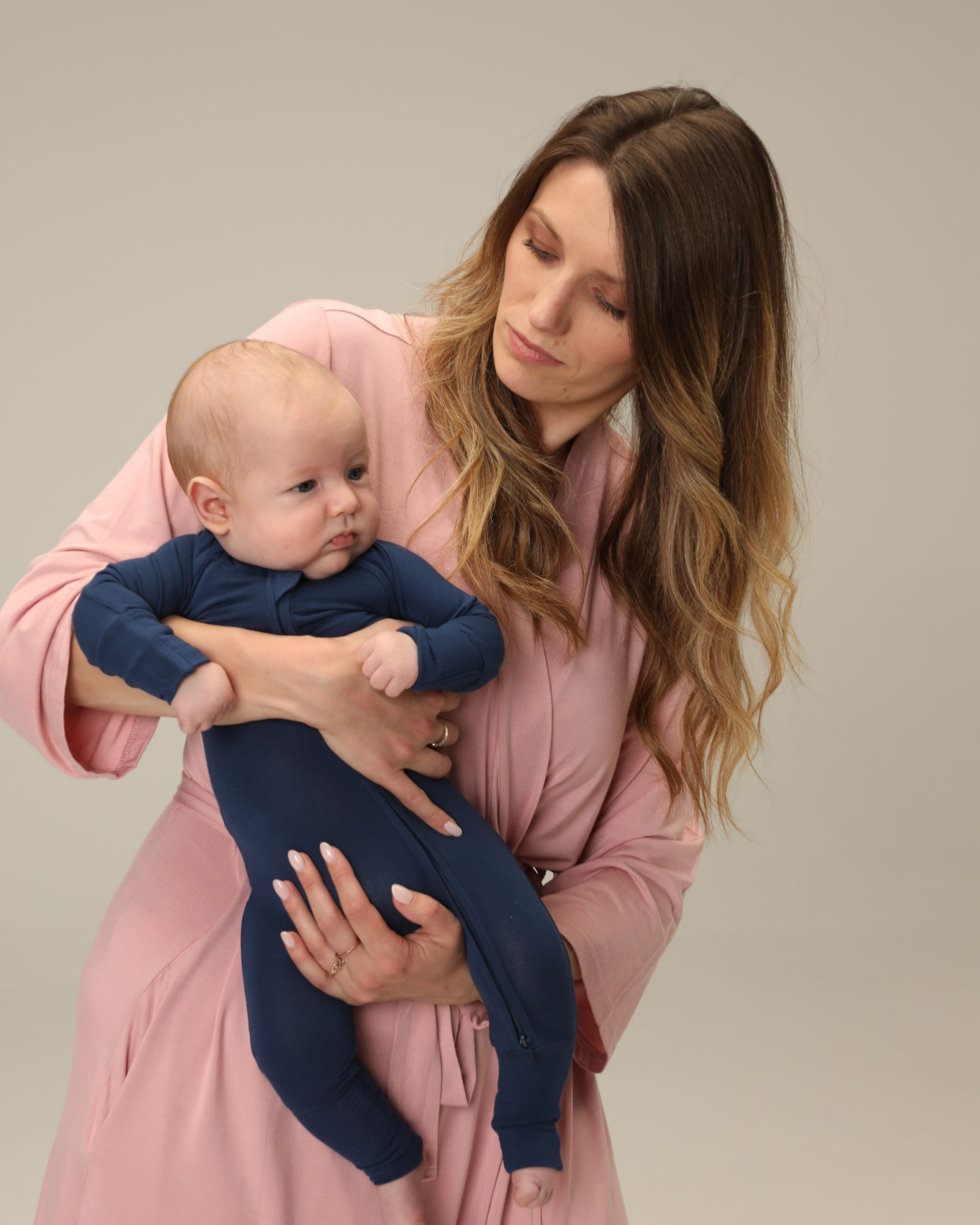 Blue Jasmine Bamboo Footie for Baby Boys