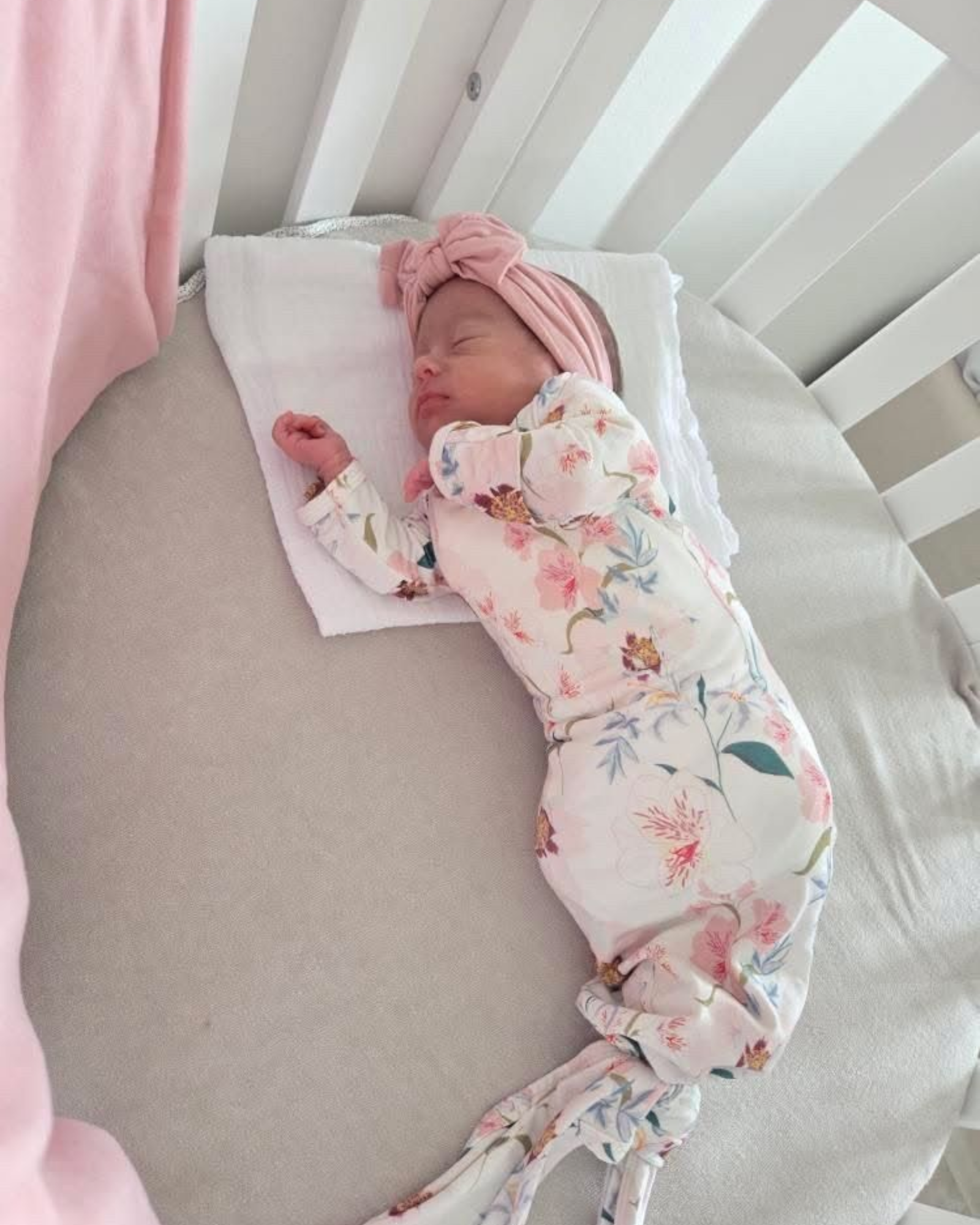 Lilly Knotted Bamboo Onesie