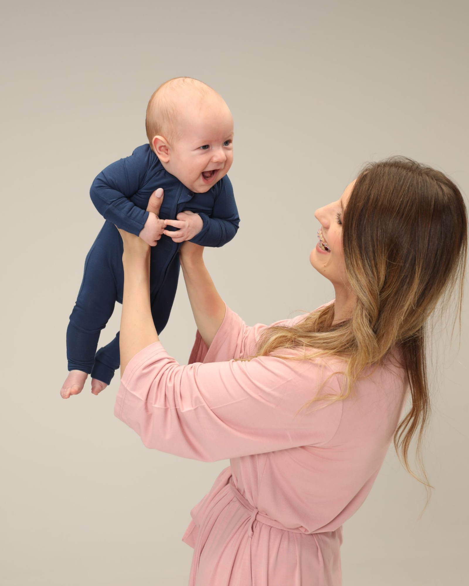 Blue Jasmine Bamboo Footie for Baby Boys